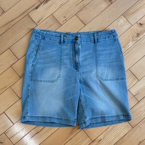 J. Jill Light Blue Jean Shorts